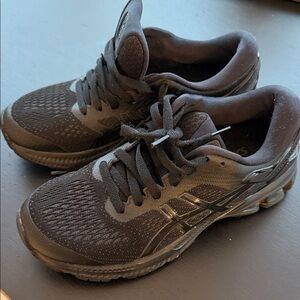 Black Womens Asics Sneakers